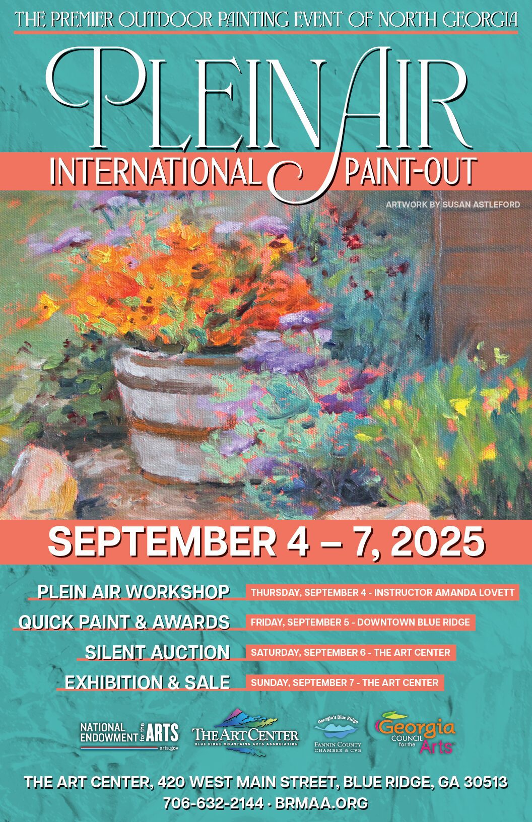 2025 Plein Air International Paint-Out Poster