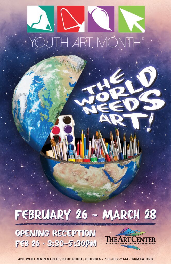 2026 Youth Art Month Poster 11x17 ViewNEO 2026 Youth Art Month Poster design