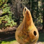 Woodburning a Gourd Birdhouse with instructor Jan Carney - The Art Center in Blue Ridge, GA