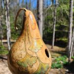 Woodburning a Gourd Birdhouse with instructor Jan Carney - The Art Center in Blue Ridge, GA