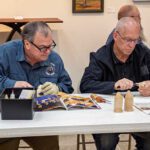 Internationally acclaimed artist Helen Gibson of the Brasstown Carvers teaches woodcarving at The Art Center in Blue Ridge, GA