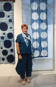 Suzanne Connors Eco Print Instructor at The Art Center in Blue Ridge, GA