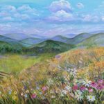 Acrylic Painting Workshop with instructor Maria Weed at The Art Center in Blue Ridge, GA