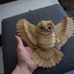 Learn to Make Your Own Cardboard Mini Owl with Jimi Benedict at The Art Center in Blue Ridge, GA