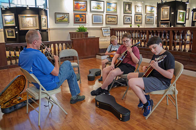 Junior Appalachian Musicians at The Art Center in Blue Ridge, GA