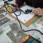 Image6 Holiday Ornaments Stained Glass Workshop with Lenzy Griffin Bond - The Art Center in Blue Ridge, GA