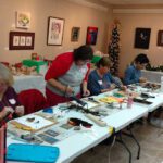 Let it Snow Stained Glass Workshop with Lenzy Griffin Bond - The Art Center in Blue Ridge, GA
