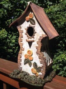 Whimsical Hand-Built Birdhouse class with instructor Rae Breed at The Art Center in Blue Ridge, GA