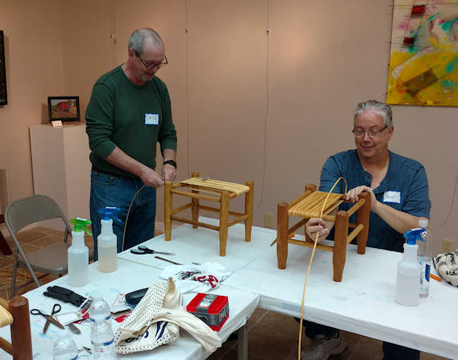 Chair Caning Workshop - The Art Center in Blue Ridge, GA