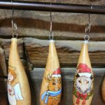 1000021827 Woodburning Christmas Gourdaments with Instructor Jan Carney at The Art Center in Blue Ridge, GA